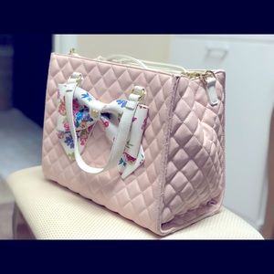 Betsy Johnson Pink Medium Tote/Satchel